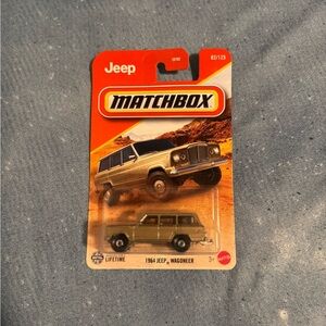 Matchbox 1964 Jeep Wagoneer Toy Car - Tan